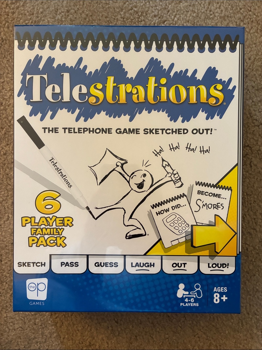 Game “Telestrations”  6 Player Family Pack